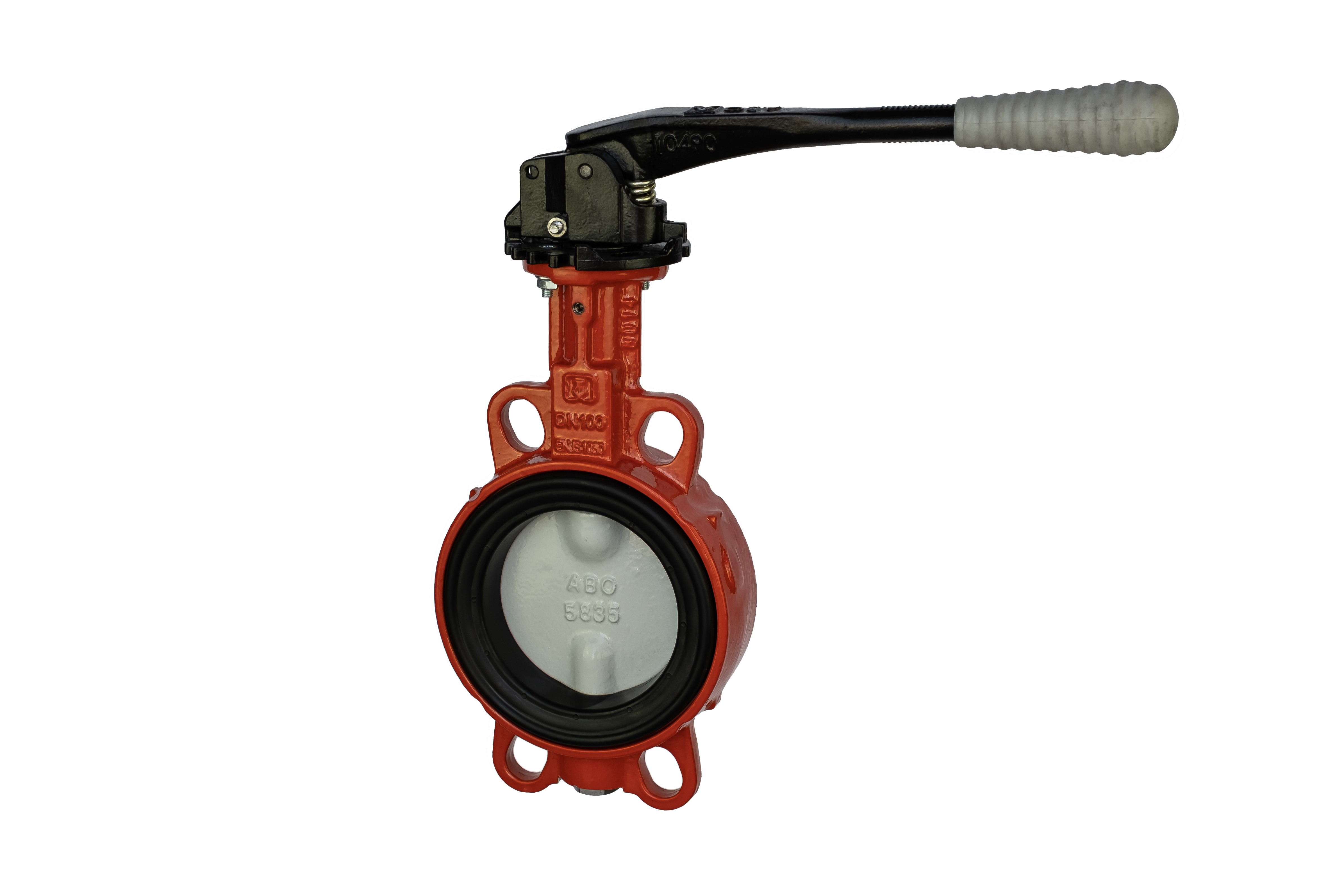 Serie 900 - zentrisch, weich dichtend, Hebel_4.jpg Absperrklappe WF DN050 PN16 GGG40-EP Va+H EPDM H