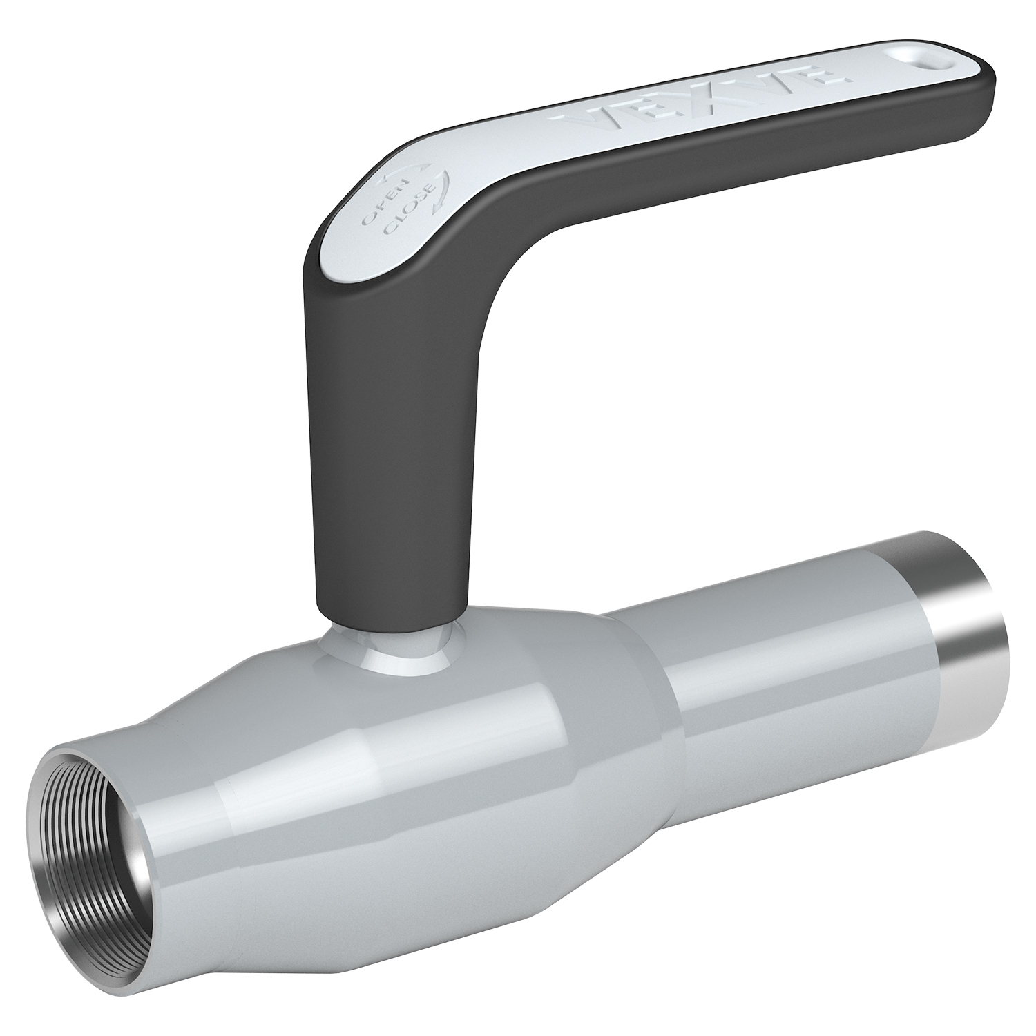 KÄHLER Kugelhahn SE/IG DN015 PN40 rD Edelstahl H X