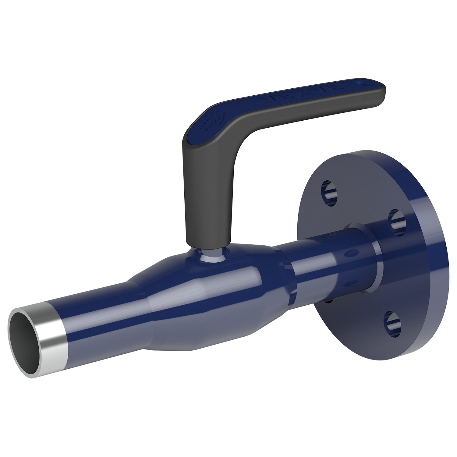 KÄHLER Kugelhahn SE/FL DN015 PN40 rD Stahl H X