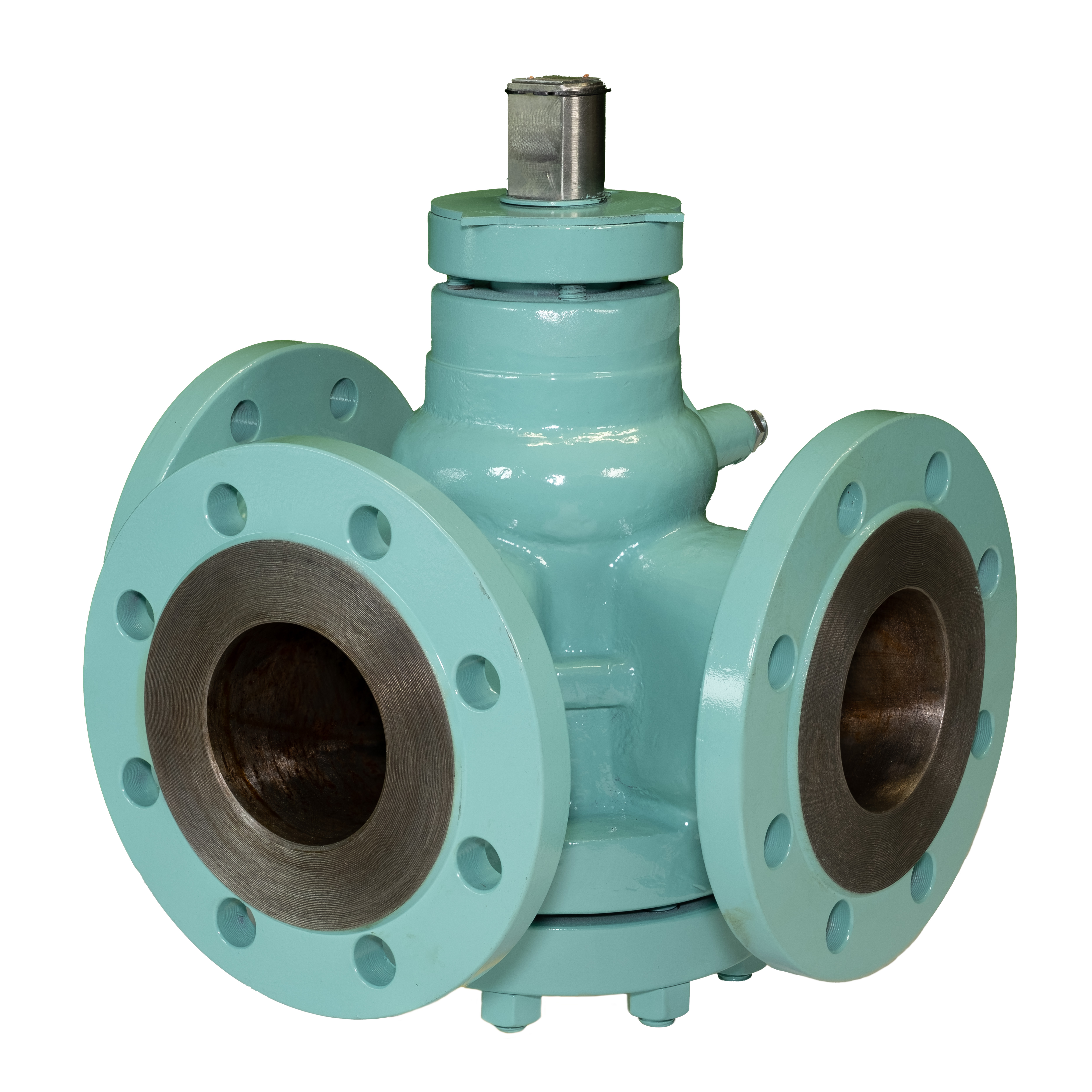 DN80_schräg_hinten.jpg KÄHLER 3-Wege-Kükenhahn red DG PN16